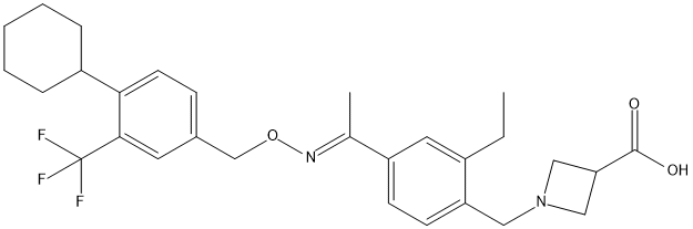 structure of siponimod